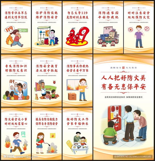 消防安全标语设计图