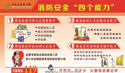 消防安全四个能力